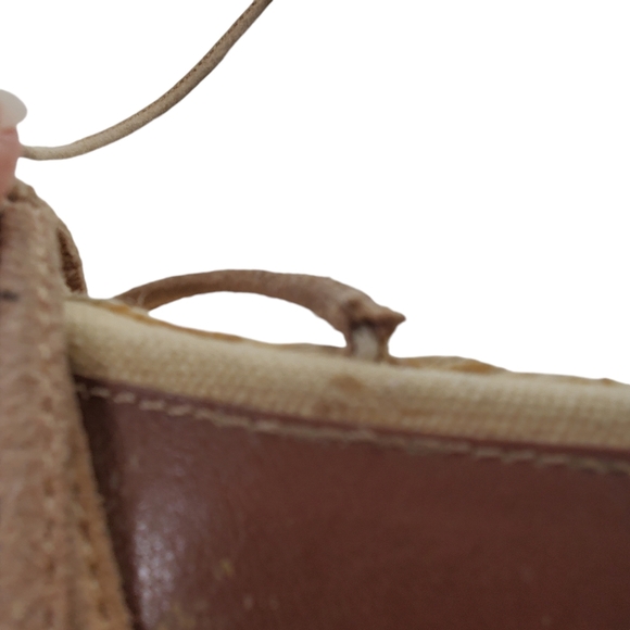 GUESS Wedge Espadrille Lace Up Sandals Proper Beaded Cream Beige Sz 7 - Picture 12 of 12